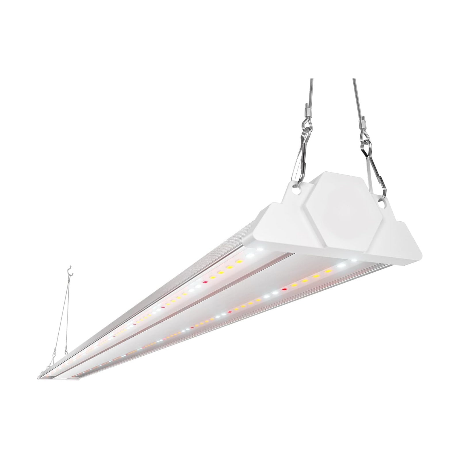 FREELICHT 1Pack 4FT Grow Light for Indoor Plants, 60W=350W, Full Spectrum | Linkable LED Grow Light, Sunlike Plant