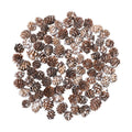 Cooraby 85 Pieces Micro-mini Snow Pine Cones Christmas Snow Pine Cones Ornaments for Home Decoration, Fall and Christmas Crafts