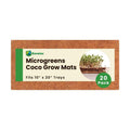 Envelor Coco Coir Fiber Grow Mat for Microgreens 10 x 20 Inches Coconut Coir Seed Starter Liner for Growing Trays