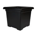 The HC Companies Accent Square Plant Pot w/Drainage - Classic Planters for Outdoor Plants & Indoor Plants - Lightweight