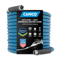 Camco TastePURE 50-Foot Premium Drinking Water Hose | Features a Heavy-Duty Reinforced PVC Construction, Machined