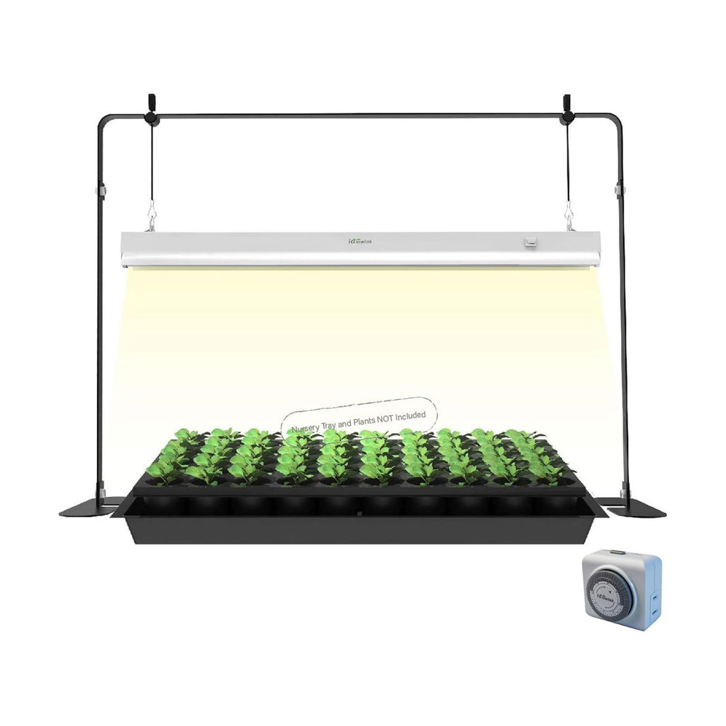 2ft Grow Light for Seed Starting,LED Grow Lamp for Indoor Plants,Seedling Grow Light with Stand,Seed Starter Light Kit