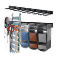 TORACK Tool Storage Rack Heavy Duty Garage Wall Mount Garden Tool Organizer | for Ladders, Chairs, Shovels, Brooms