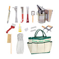 BeeCastle 14 Pcs Beekeeping Tools Starter Kit, Bee Keeping Supplies-All Bee Hive Tools Kit with Organizer Tote and