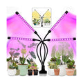 LEOTER Grow Light for Indoor Plants - Upgraded Version 80 LED Lamps with Full Spectrum & Red Blue Spectrum, 3/9/12H