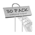 STARTOSTAR 30-Pack Metal Plant Labels Weatherproof Garden Markers,Height 10.6'', Label Area 3.5''X 1.2'' Reusable