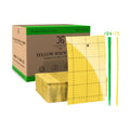 Catchmaster GRO Yellow Regular Double Sided Sticky Traps 72PK, Adhesive Bug & Fruit Fly Trap, Pest Control for Home