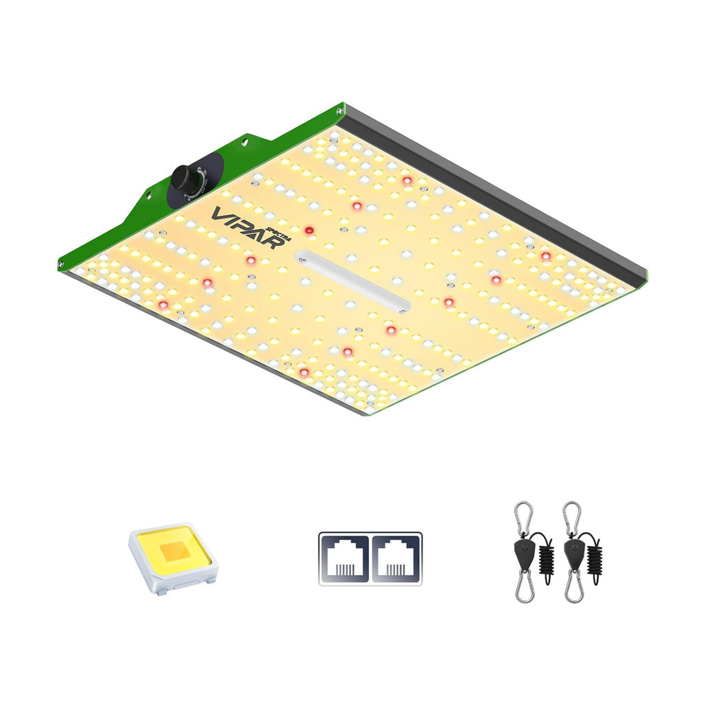 100 Watt LED Grow Light for Seed Starting Vegetables Bloom, Plant Lights | VIPARSPECTRA P1000 Dimmable Dimming Daisy
