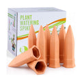 Terracotta Watering Spikes, Set of 8 Pack Plant Watering Devices, Self Terra Cotta Watering Spikes Stakes for Indoor