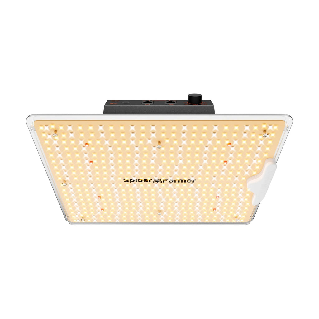 Spider Farmer SF1000D LED Grow Light, Dimmable Full Spectrum for 2x2 Tent | Upgraded Diodes & Enhanced PPFD, 100W Grow