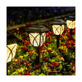 GIGALUMI 6 Pack Solar Lights Outdoor Waterproof, LED Solar Garden Lights