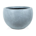 Kante Blue Gray Concrete Planter 11.8" Dia All-Weather Round Small Pot | Handcrafted Cement Bowl, Anti-Frost & UV