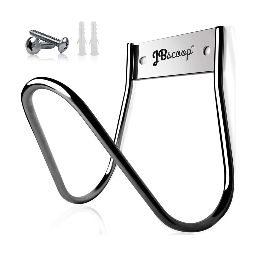 JBscoop Garden Hose Holder Stainless Steel Small Wall Mount Garden Hose Hook, Ideal for Water, Air, Hydraulic Hose