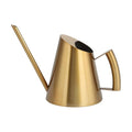 Fdit Stainless Steel Watering Can with Long Spout Steel Plant Waterer Watering Pot Sprinkle Pot Garden Flowers Plants