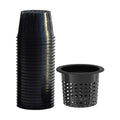 6 Inch Net Cups (12 Pack), Net Pots for Hydroponics, Orchids Mesh Baskets Pots Heavy Duty Hydroponics Supplies with