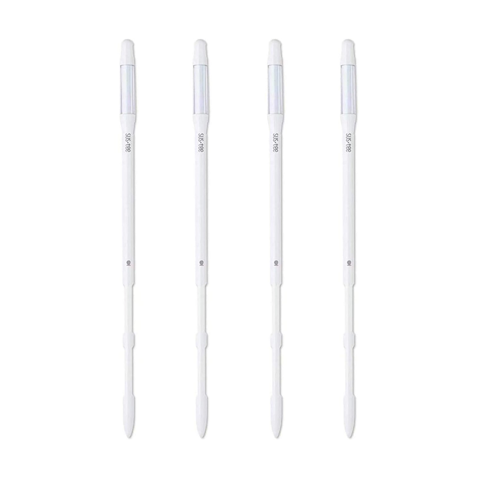 IPPINKA Sustee Aquameter Set of 4, Plant Soil Moisture Sensor, (White, Large, Refillable)