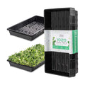 1020 Seed Starting Trays - 5-Pack Reusable Plastic Germination Trays for Microgreens & Seedlings