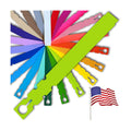 9" x 1" Lime - 250 Pcs - Plastic Plant Tags and Labels - Wrap Around Thermal Plastic - Nursery Garden Tree Labels
