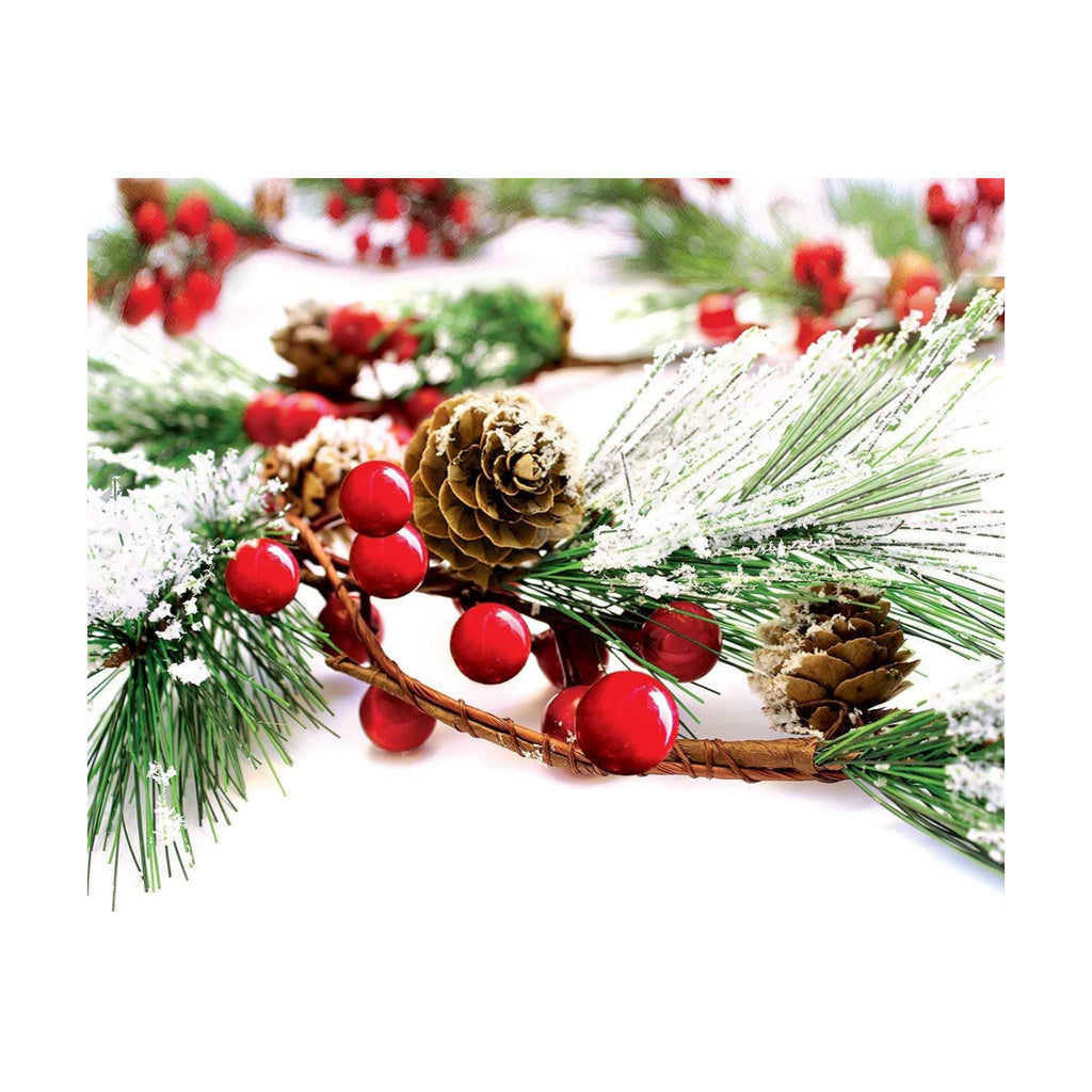 Xmas Garland Christmas Red Berry Garland Winter Holiday Mantle Decorations