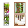 ShopLaLa Wall Planter for Climbing Plants Outdoor (150cm) Hanging Planters | Wooden Living Vertical Garden Outdoor