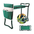 Garden Kneeler and Seat Stool Heavy Duty Garden Folding Bench with Large Tool Pocket and Soft EVA Kneeling Pad for