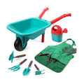 CUTE STONE Kids Gardening Tool Set, Garden Toys with Wheelbarrow, Watering Can, Gardening Gloves, Hand Rake, Shovel