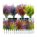 TURNMEON 20 Bundles Artificial Flowers for Outdoors UV Resistant No Fade