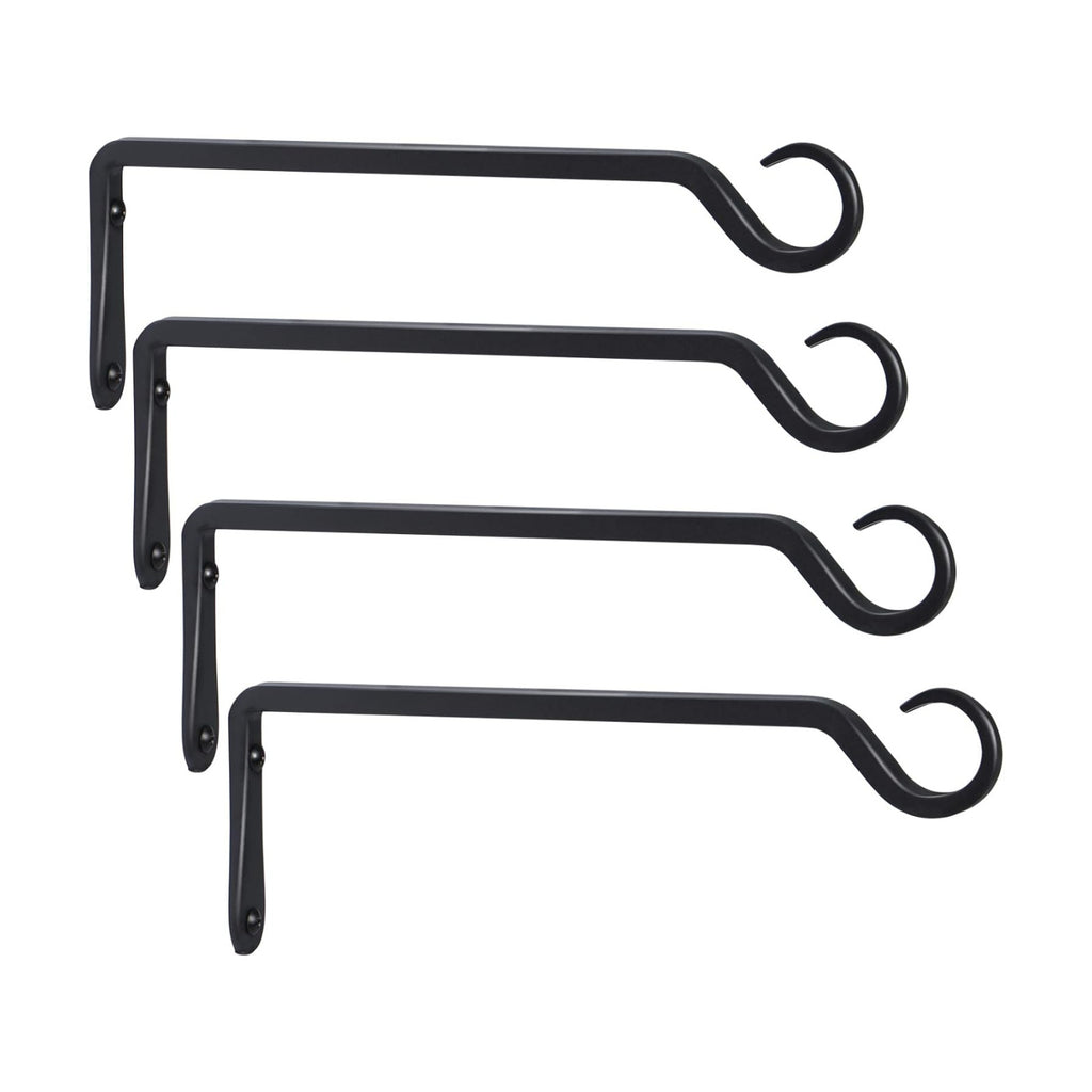 AILIN YELOKIE 12inch 4 Pack Plant Hanger, Sturdy Hanging Plant Hangers Outdoor, Bird Feeder Hanger for Bird Feeders
