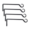 AILIN YELOKIE 12inch 4 Pack Plant Hanger, Sturdy Hanging Plant Hangers Outdoor, Bird Feeder Hanger for Bird Feeders