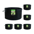 JES&MEDIS 6-Pack 45 Gallon Plant Grow Bags Thick Aeration Non Woven Fabric Flower Vegetable Pots with Handles Garden