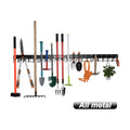 YueTong 68" All Metal Garden Tool Organizer,Adjustable Garage Wall Organizers and Storage,Heavy Duty Wall Mount Holder