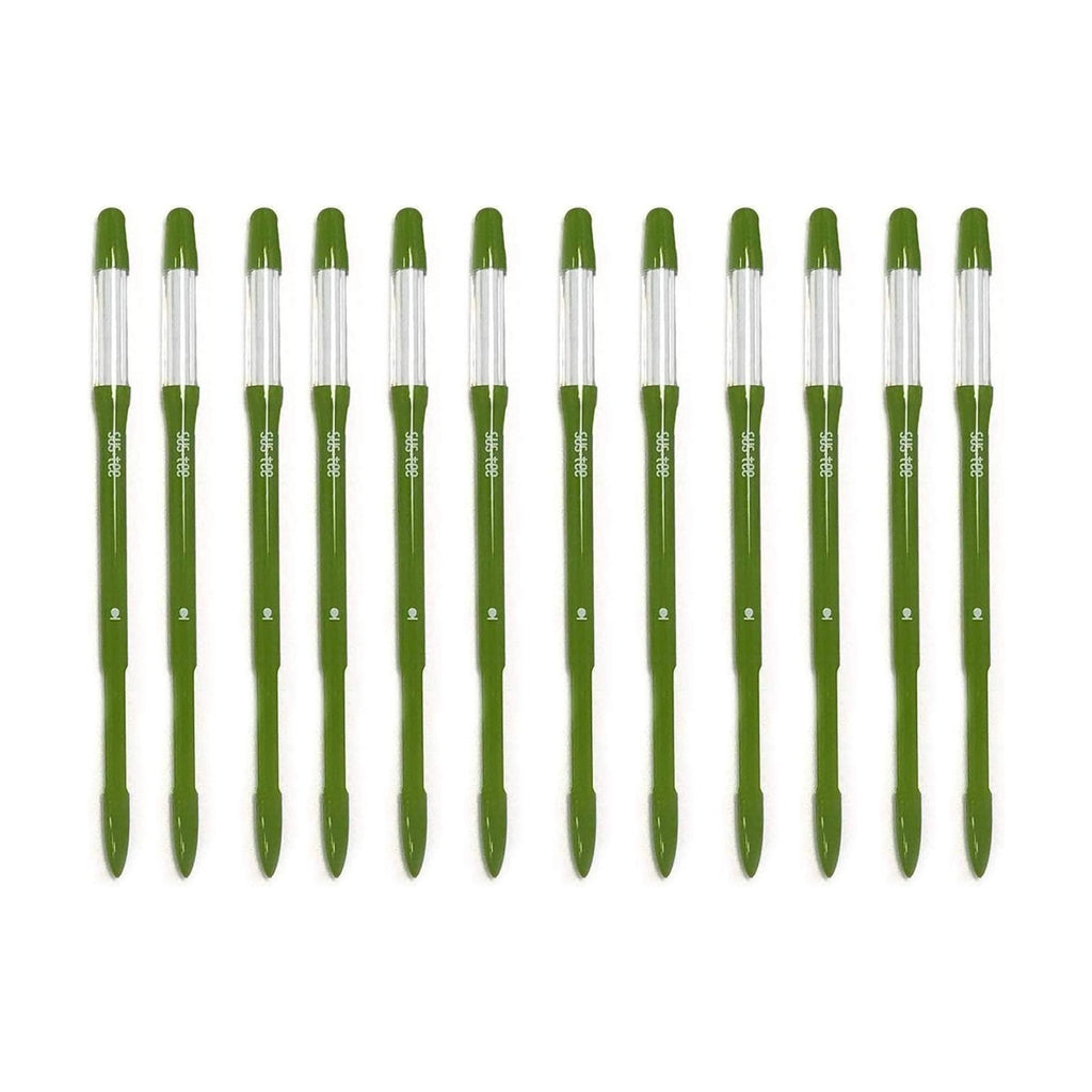 IPPINKA Sustee Aquameter, Bundle of 12, House Plant Soil Moisture Meter, Best for Indoor Potted Plants - Medium Green