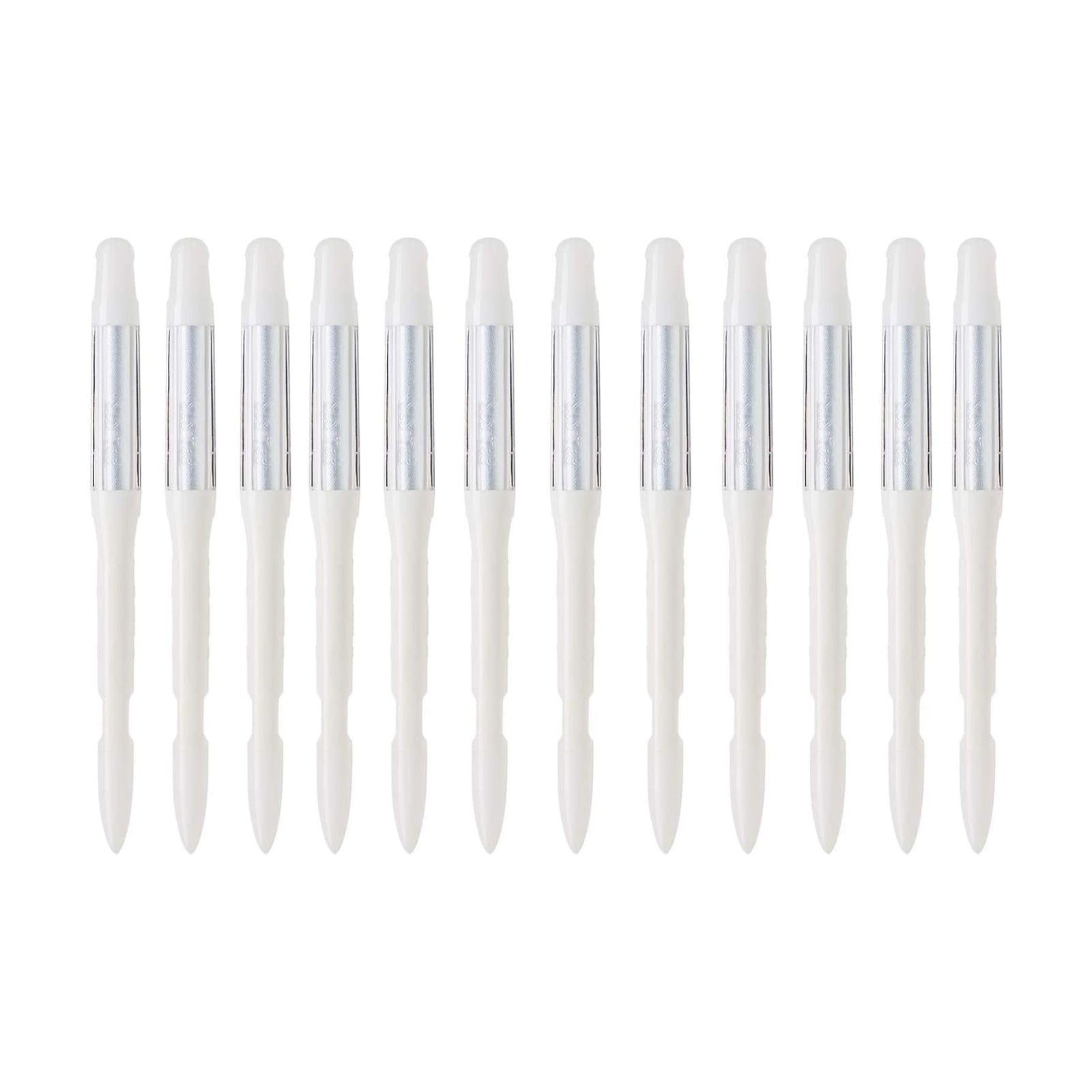 IPPINKA Sustee Aquameter, White, Small, Bundle of 12, Soil Moisture Meter for Potted Plants - Plant Water Sensor