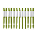IPPINKA Sustee Aquameter, Bundle of 12, House Plant Soil Moisture Meter, Best for Indoor Potted Plants - Small Green