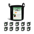 20-Pack 3 Gallon Grow Bags, Heavy Duty Aeration Fabric Pots with Handles,300G Thickened Nonwoven Pots for