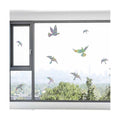 Anti Collision Window Bird Stickers Decals Glass Door Protect and Save Bird Strikes (Reflective)