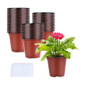 Augshy 250Pcs 4 Inches Plant Pots Seed Starting Containers with 300 Labels