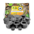 Little & Large Plant Pot Feet, Dual Size, 20 Pack | solid rubber outdoor pot feet, dual-size pot risers, patios, decks