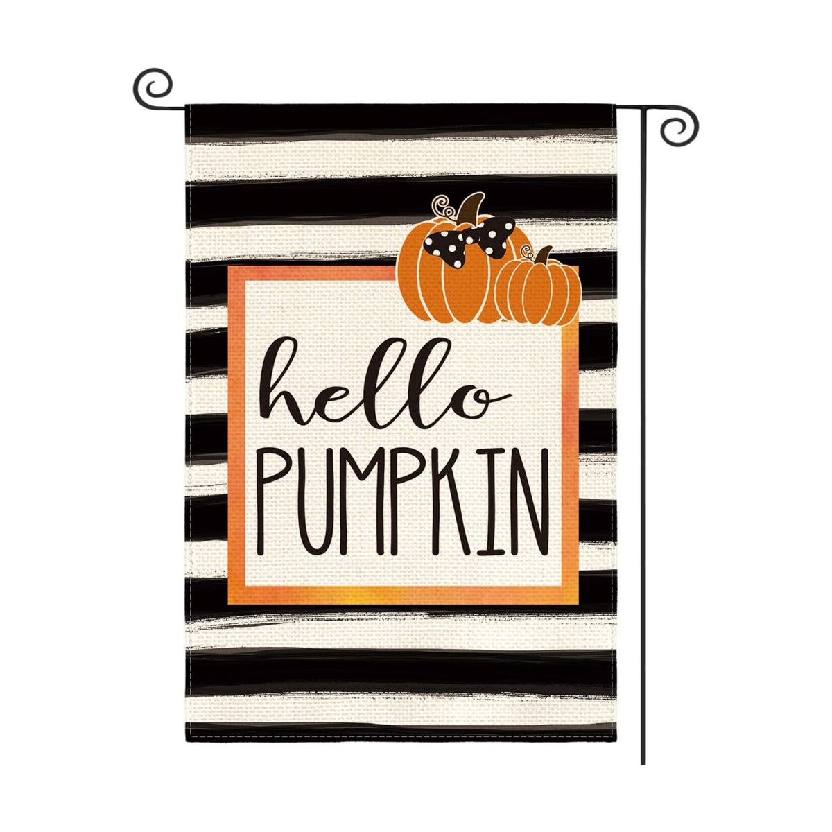 AVOIN colorlife Hello Pumpkin Fall Garden Flag 12x18 Inch