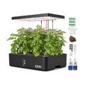 iDOO 12Pods Hydroponics Growing System Garden with LED Grow Light | Indoor Herb Garden for Home Office, Built-in Fan