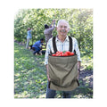 FCOUIID Harvest Apple Picking Bag - Waterproof 600D Fruit Storage Apron Pouch for Outdoor Orchard, Farm, Garden, Heavy