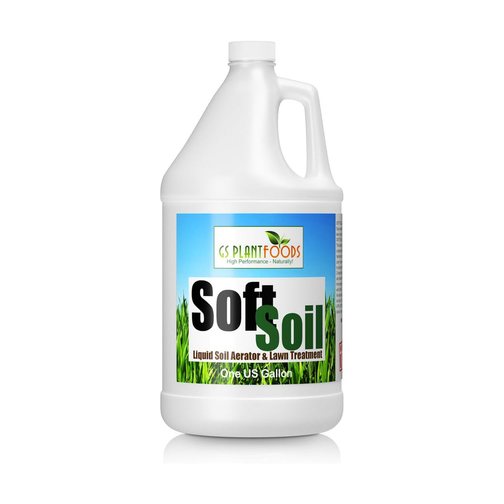 Soft Soil Liquid Soil Aerator & Lawn Treatment to Fix Compacted Soils, Improve Drainage with Non-Mechanical Liquid