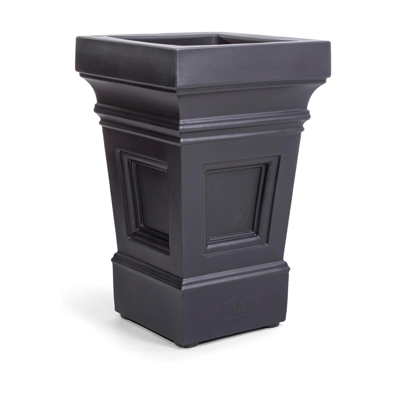 Step2 Atherton Square Planter, Large Planters for Outdoor Plants, Gardening and Flower Pot for Patio or Porch