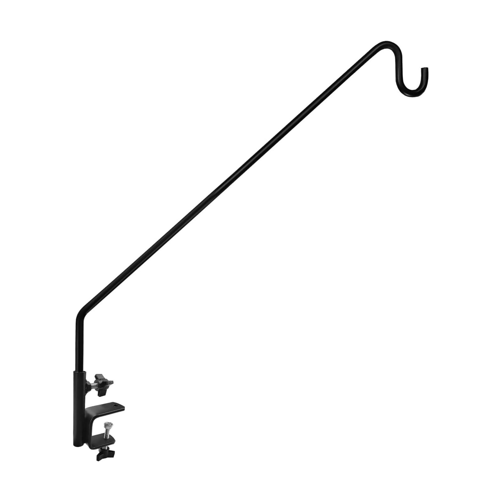 Heavy Duty Extensible Deck Hook - Adjustable for Hanging Bird Feeders, Plants, Wind Chimes, Lanterns