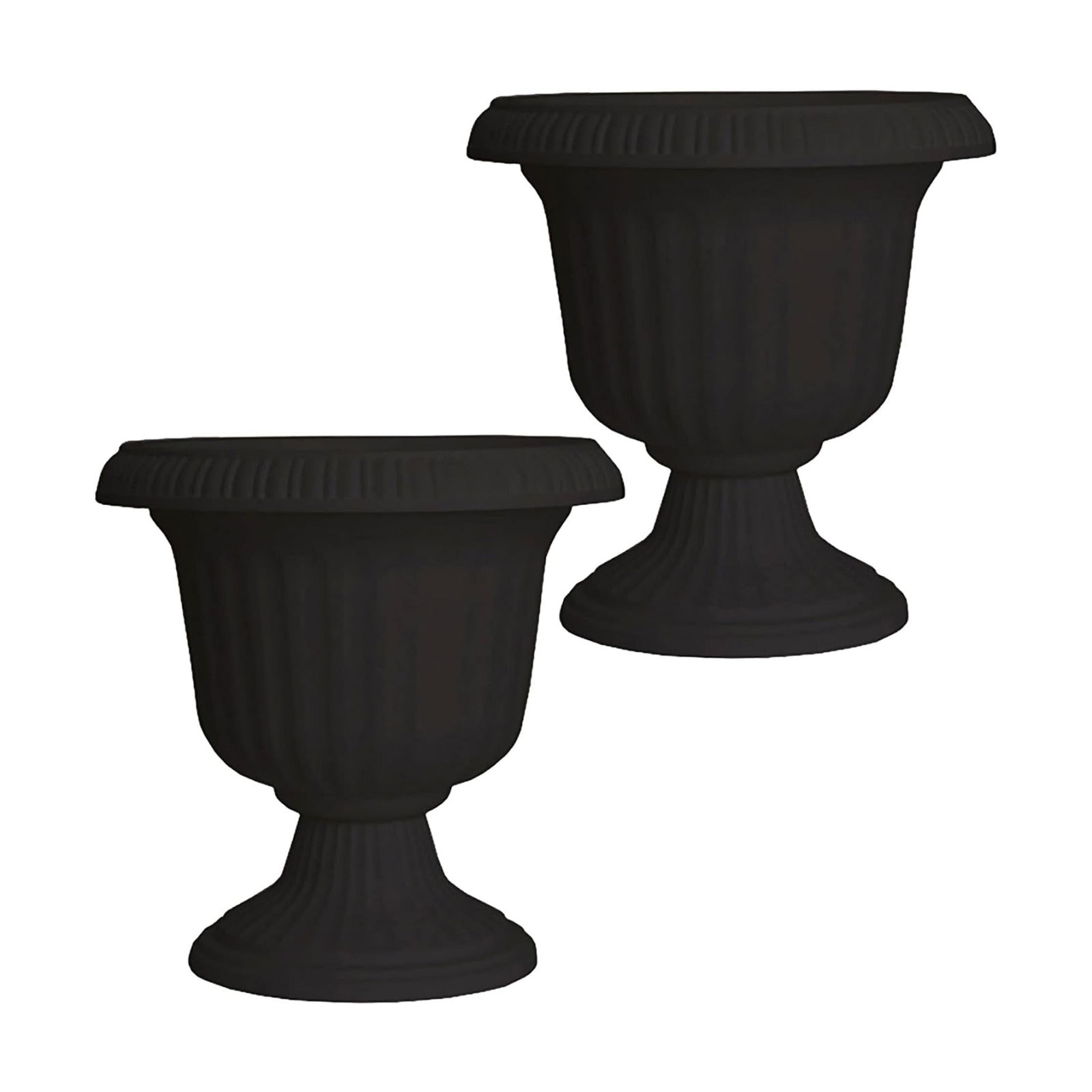 Southern Patio Large 14 Inch Outdoor Garden Lightweight Utopian Urn Planter with UV-Coated Finish for Entryways