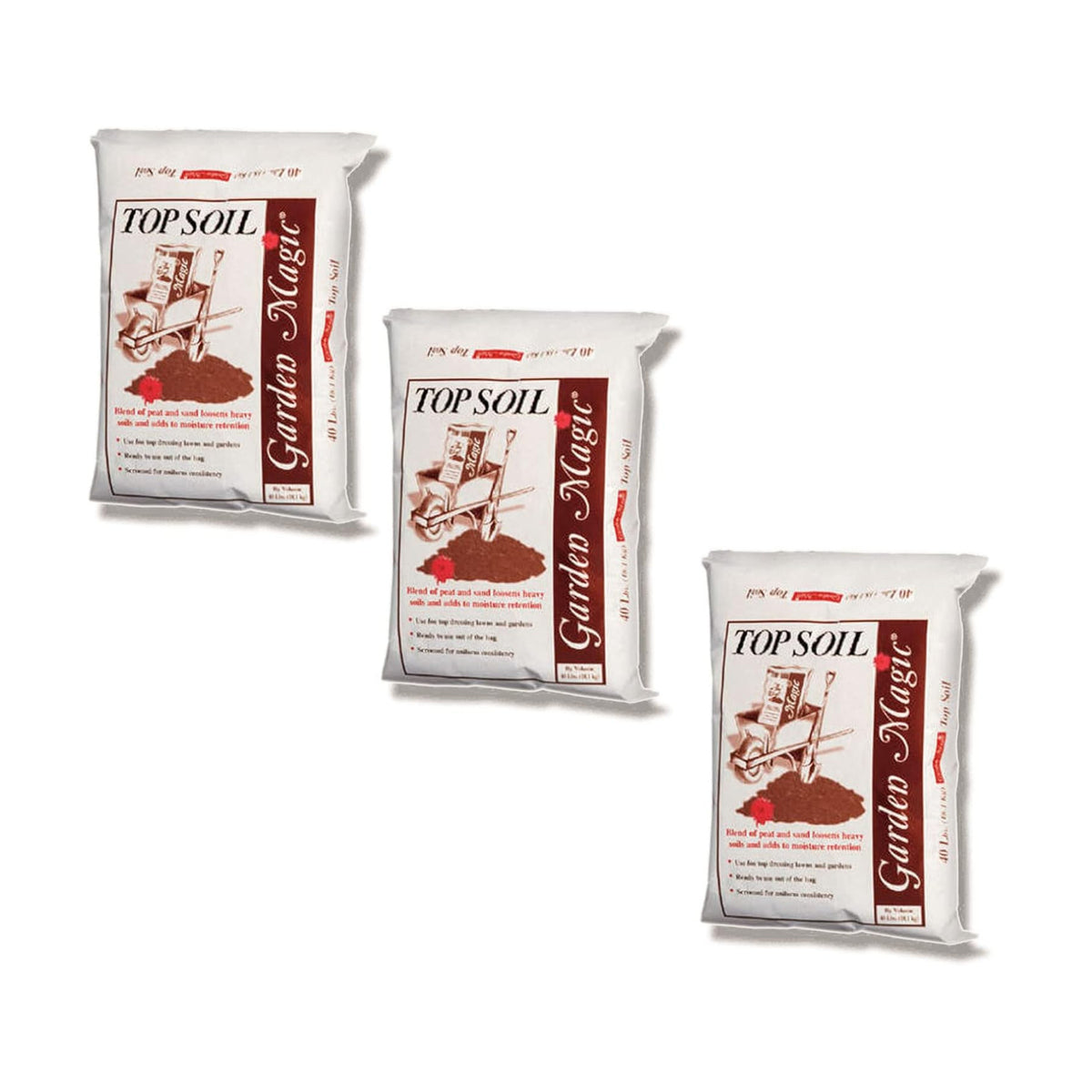 Michigan Peat Garden Magic Indoor and Outdoor Organic Planting Potting Topsoil Mix with Perlite Blend and Moisture