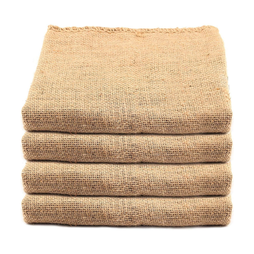 KEILEOHO 4 Pack 40 X 24 Inch Burlap Bags, Large Burlap Sacks for Gardening, Planting, Potato Sack Race Bags for