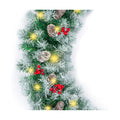 Best Choice Products 9ft Pre-Lit Holiday Pre-Decorated Christmas Garland for Stairs, Fireplace, Decoration w/PVC Tips, 50 Lights, Pine Cones, Berries - Semi-Flocked
