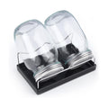 Sprouting Jar Kit-2 Wide Mouth Quart Mason Jars with 316 Stainless Steel Screen Sprout Lids,Melamine Tray,Stand and