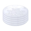 ZZPYXIA 5 Pack Clear PET Plant Drip Tray Plastic Heavy Duty Plant Saucer Drip Trays for pots,Plate Water Catcher, Plant